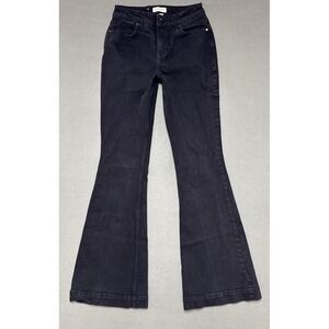 Shyanne Jeans Womens Sz 25x34 (24x32) Flare Bell Western Cowgirl Stretch Grunge